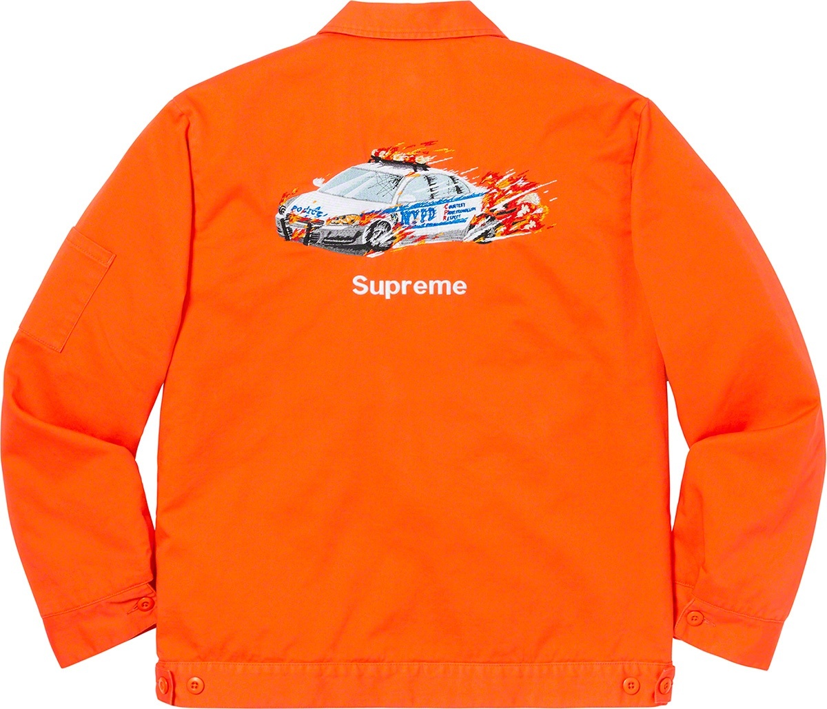 Cop Car Embroidered Work Jacket view 12